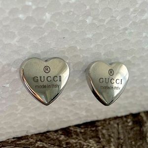 Gucci heart earrings